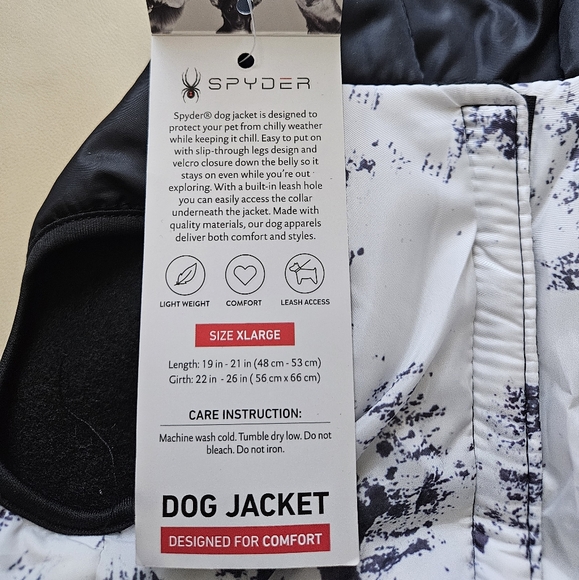 Spyder Dog Jacket (XL) NWT - Picture 8 of 11